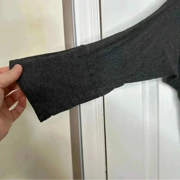 Eclipse Shirt 3/4 Dolman Sleeves  Grey Size Medium - Picture 3 of 16